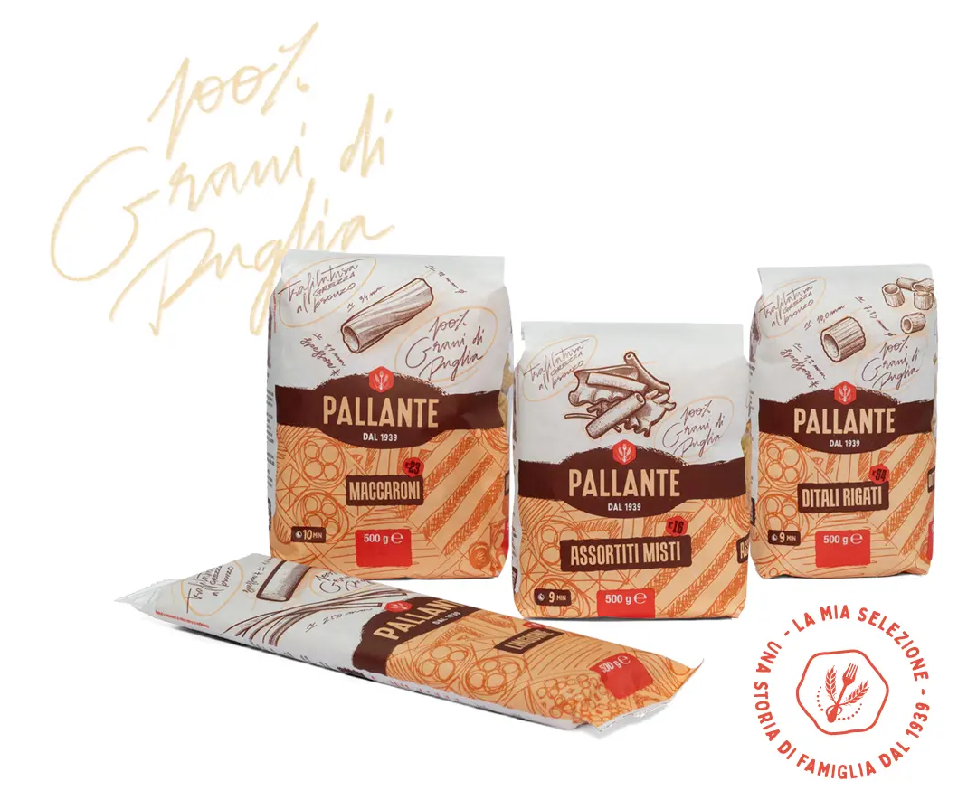 Pastificio Pallante, pasta di semola di grano duro